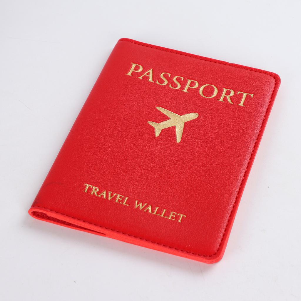 Fashion Leather Passport Cover Hot Sale Simple Women Men Travel Wedding Passport Cover Holder Fashion Wedding Gift