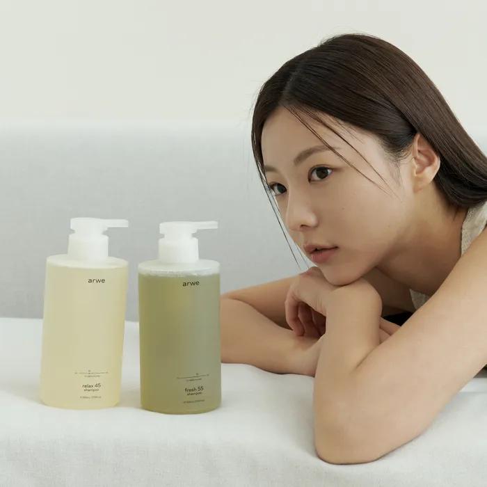 Relax 45 & Fresh 55 Shampoo 500ml Set