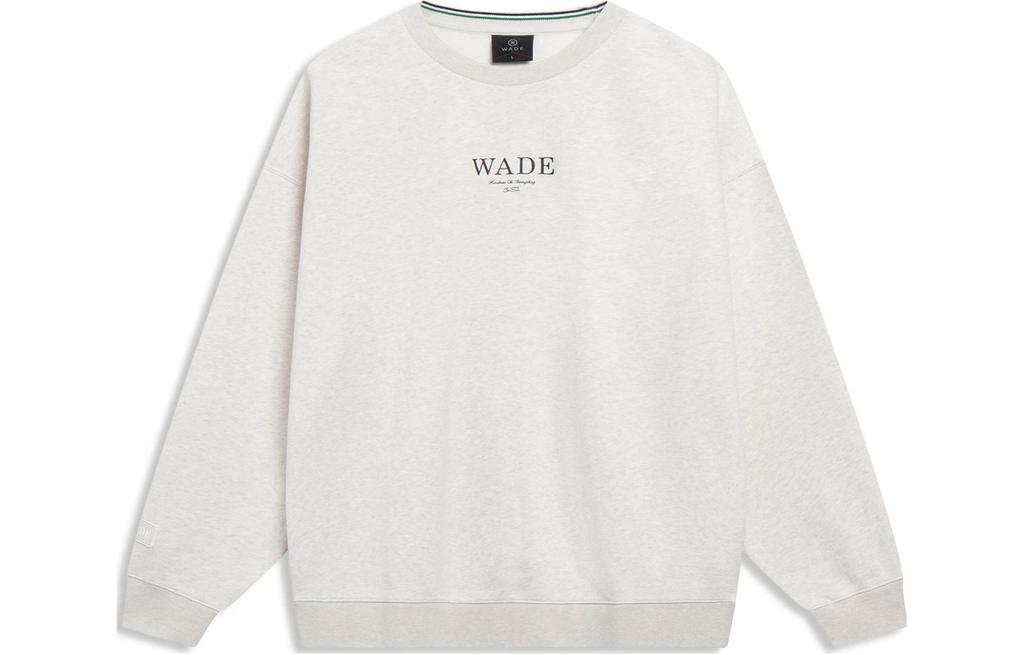 Li Ning Sweatshirt Unisex Heather Gray Tile Gray AWDT143-10