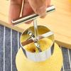 Fruit Core Puller Anti-slip Cozy Grip Food Grade Stainless Steel Fruit Corer Punching Silver Color Peach Pear Core Remover Tool Kitchen Gadgets