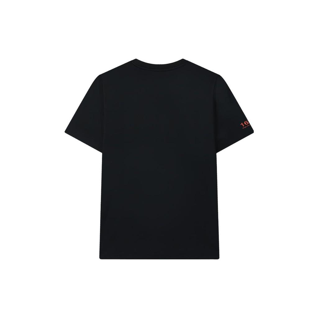 Fila American Vintage Letter Logo Printed Casual Short Sleeve T-Shirt Men Tops Black F11M329101ABK