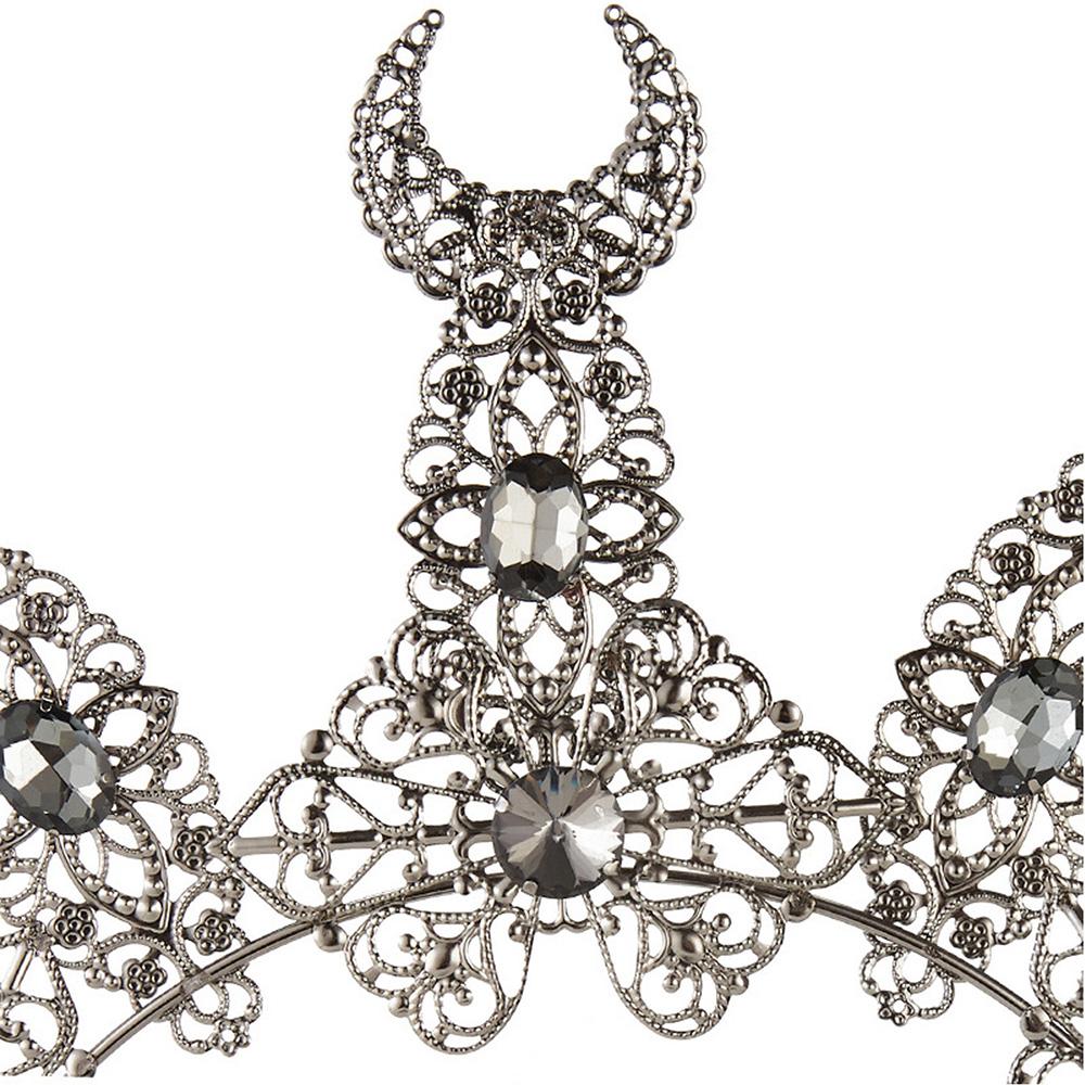 1pc Gothic Halo Crown Retro Horn Baroque Neutral Tiara Party Banquet Exaggerated Halloween Eye-Catching Hair Accessory Crown