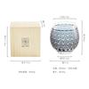 LUGUFON Kiriko Glasses, Pair of Rocks Glasses with a Cute Chrysanthemum Pattern, Dishwasher Safe, Packed In a Paulownia Wood Box, Perfect for Cold Sak