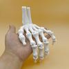 2Pcs 3D Printed Plastic Scary Decoration Halloween Skeleton Hand Prop For Haunted House Horror Party Table Display Ghost