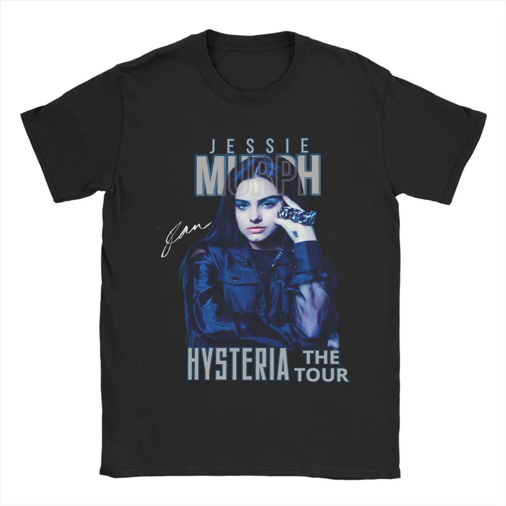 Mens Womens Retro Jessie Murph Hysteria Tour 2026 Shirt Cotton Graphic Printed Tee Shirts Top Clothing