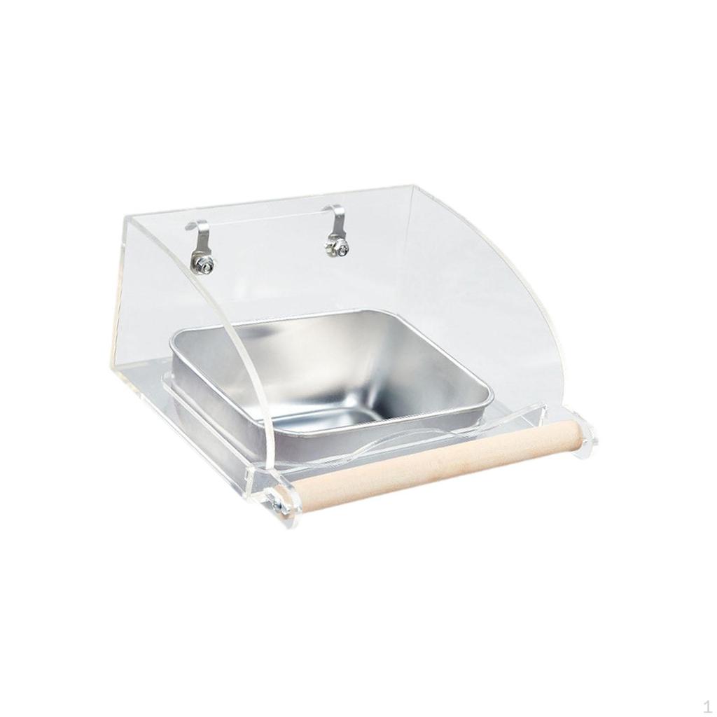 Bird Feeder Food Bowl Cup Container for Small And Medium Birds