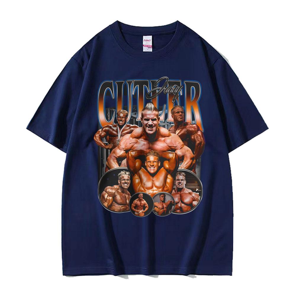 Muscle Vintage Jay Cutler Bodybuilding Print T Shirt Casual Gym Wear Men Women Fashion High Street Classic Tshirt Cozy T Shirts