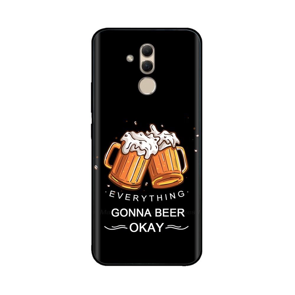For Huawei Mate 20 Lite Case Cartoon Soft Silicone Phone Cover For Huawei Mate 20 Mate20 Pro Cases Bags Shockproof Painted Cover