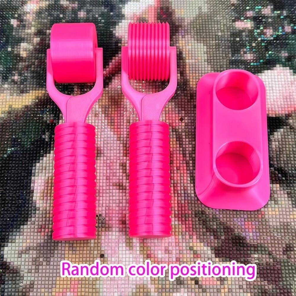 DIY Diamond Painting Roller Tool Embroidery with Storage Base Reinforced Pressure Wheel Handmade 3D Printed