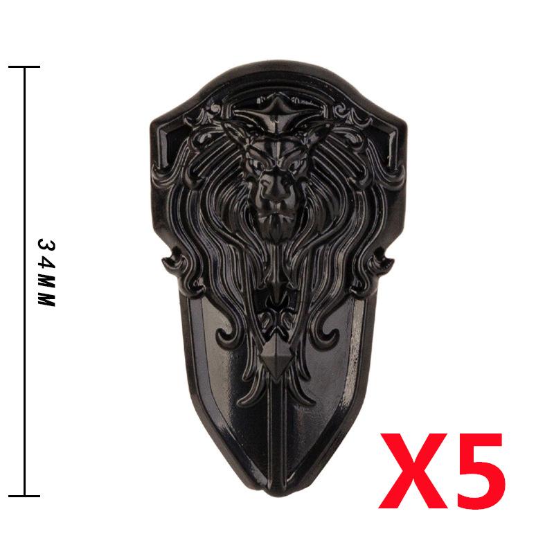 MOC Medieval Military Anime Figures Weapons Building Blocks Toys Soldiers Shield Sword Bow Trident Ax Gun Hammer DIY Gifts K027