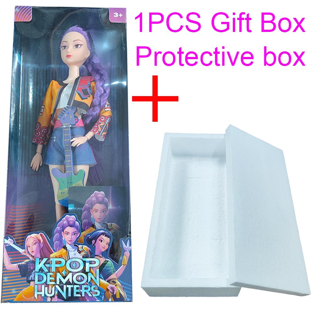 2026 HOT SALE Anime KPop Demon Hunters Doll Vinyl Toy Rumi Mira Zoi Character Vinyl Mask Figurine Birthday Gift Fan Club Gifts