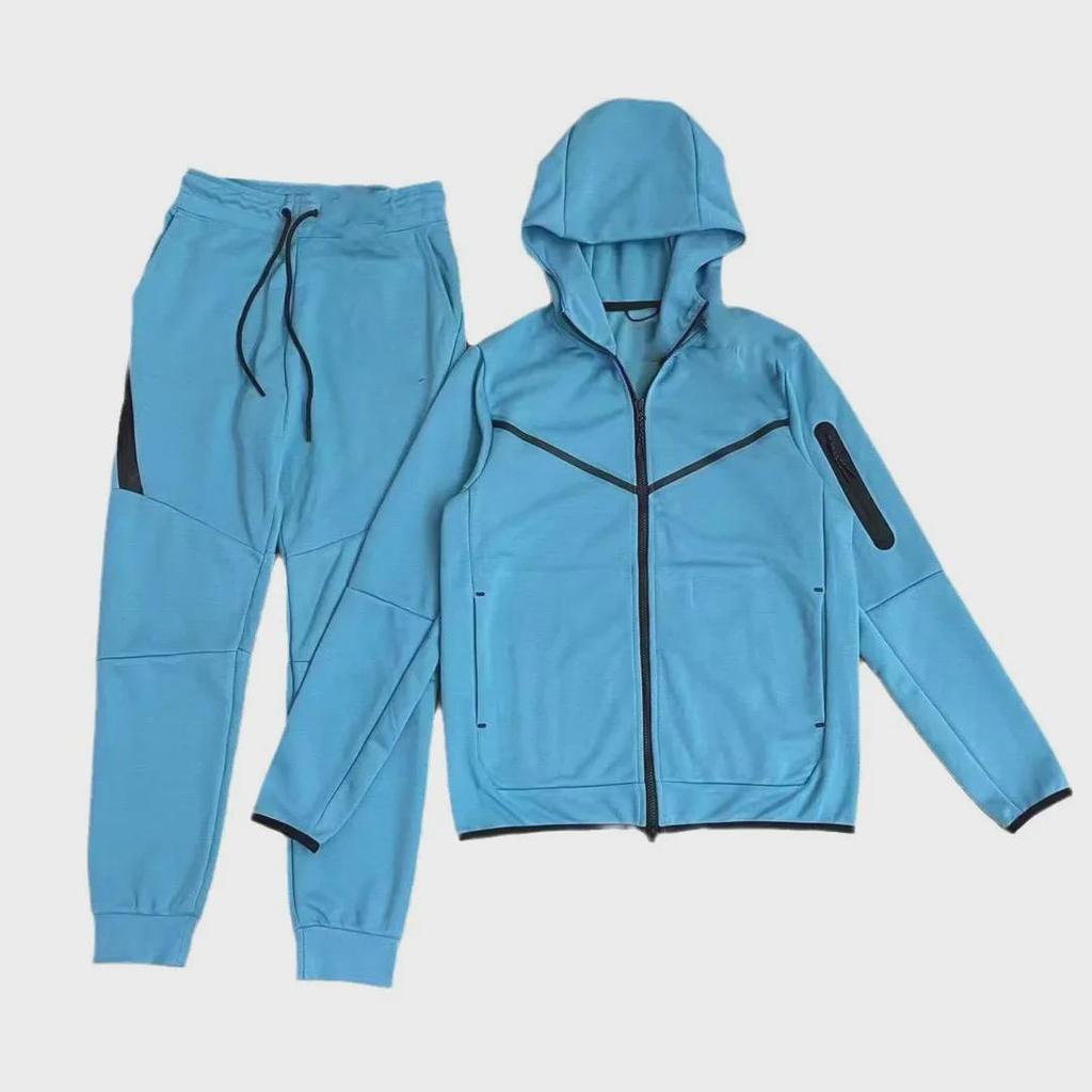 Combinaison de sport décontractée à capuche pour homme avec fermetures éclair latérales (2024)
