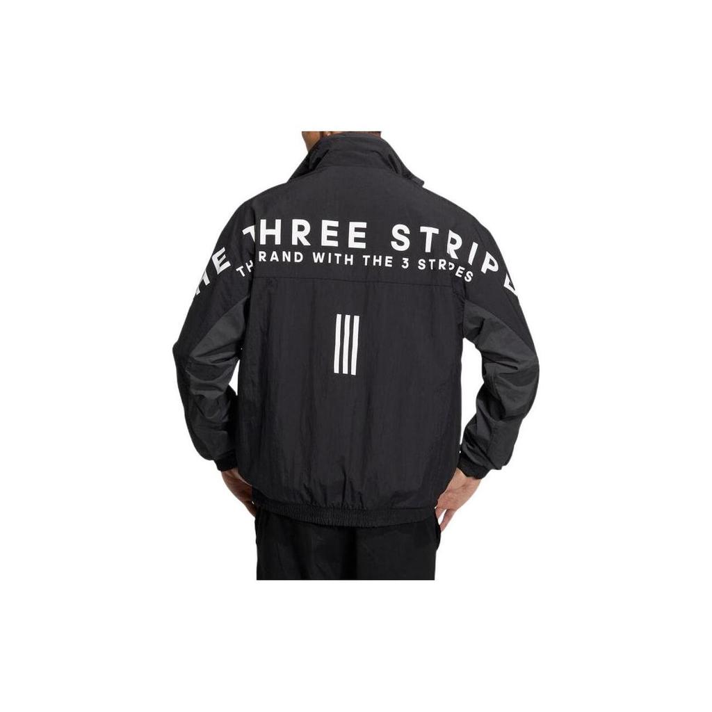 adidas Jackets Unisex Black Stand Collar Moderate Other IA9425