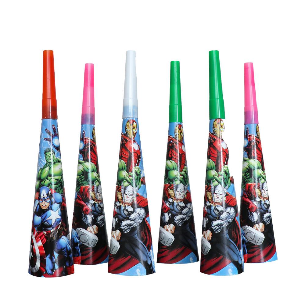 Avengers Birthday Party Supplies Disposable Cutlery Paper Plates Paper Cups Tissue Boys Birthday Party Decorations