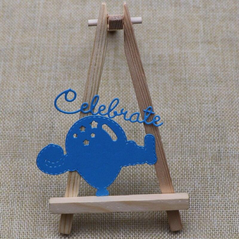 Metal Cutting Dies Hot Air Balloon Celebration for Decor Album Cards Paper Craft DIY Scrapbooking