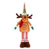 New Christmas Retractable Doll Christmas Elk Doll Home Decoration Doll Christmas Ornament Window Ornament