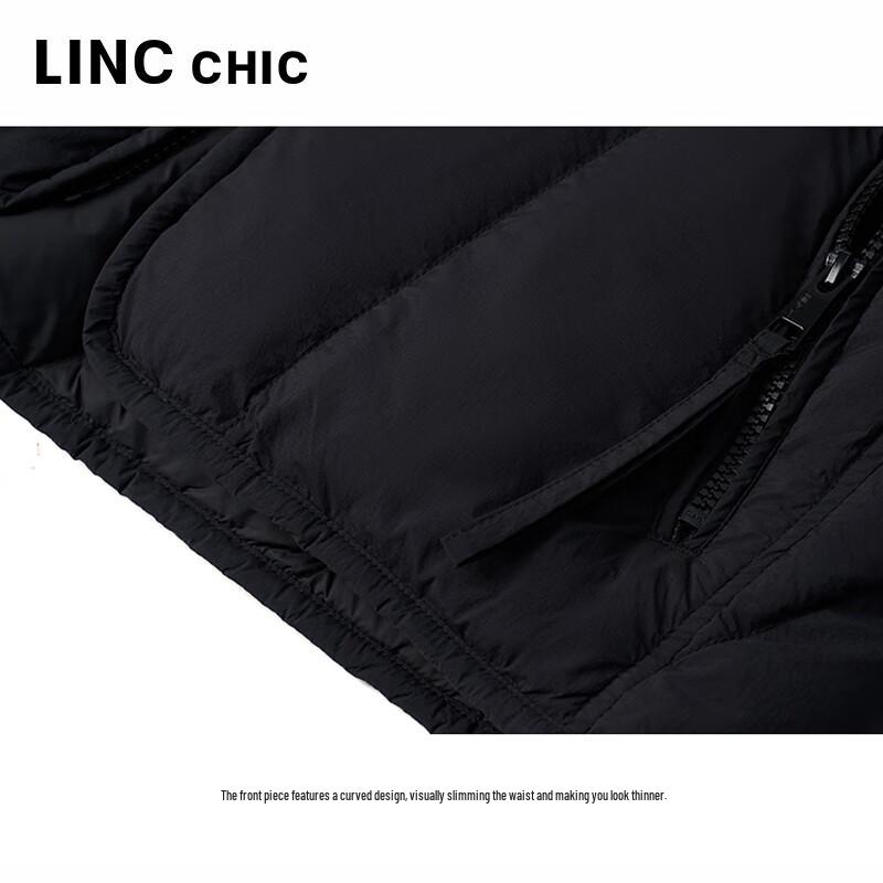 Jinyujie Women's Short Hooded 90% Duck Down Puffer Jacket