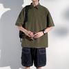 Men's Summer Lightweight Half-Zip Polo T-Shirt