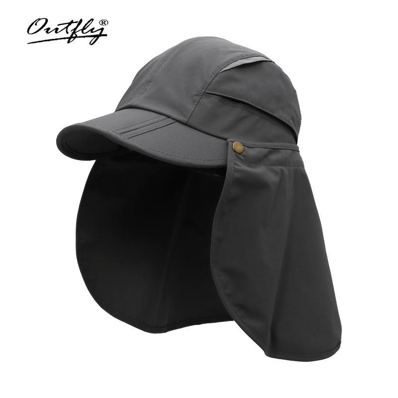 Parent-child hat dual-purpose neck protection sun hat baby sun protection hat removable shawl breathable fast drying fishing hat children's hat