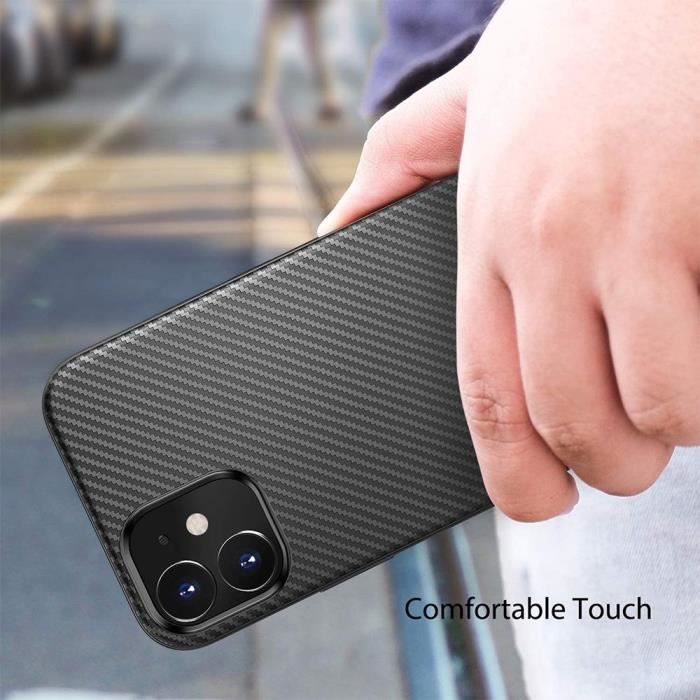 Coque - PROSHOP - iPhone 13 mini - Fibre de carbone - Ultra slim - Noir