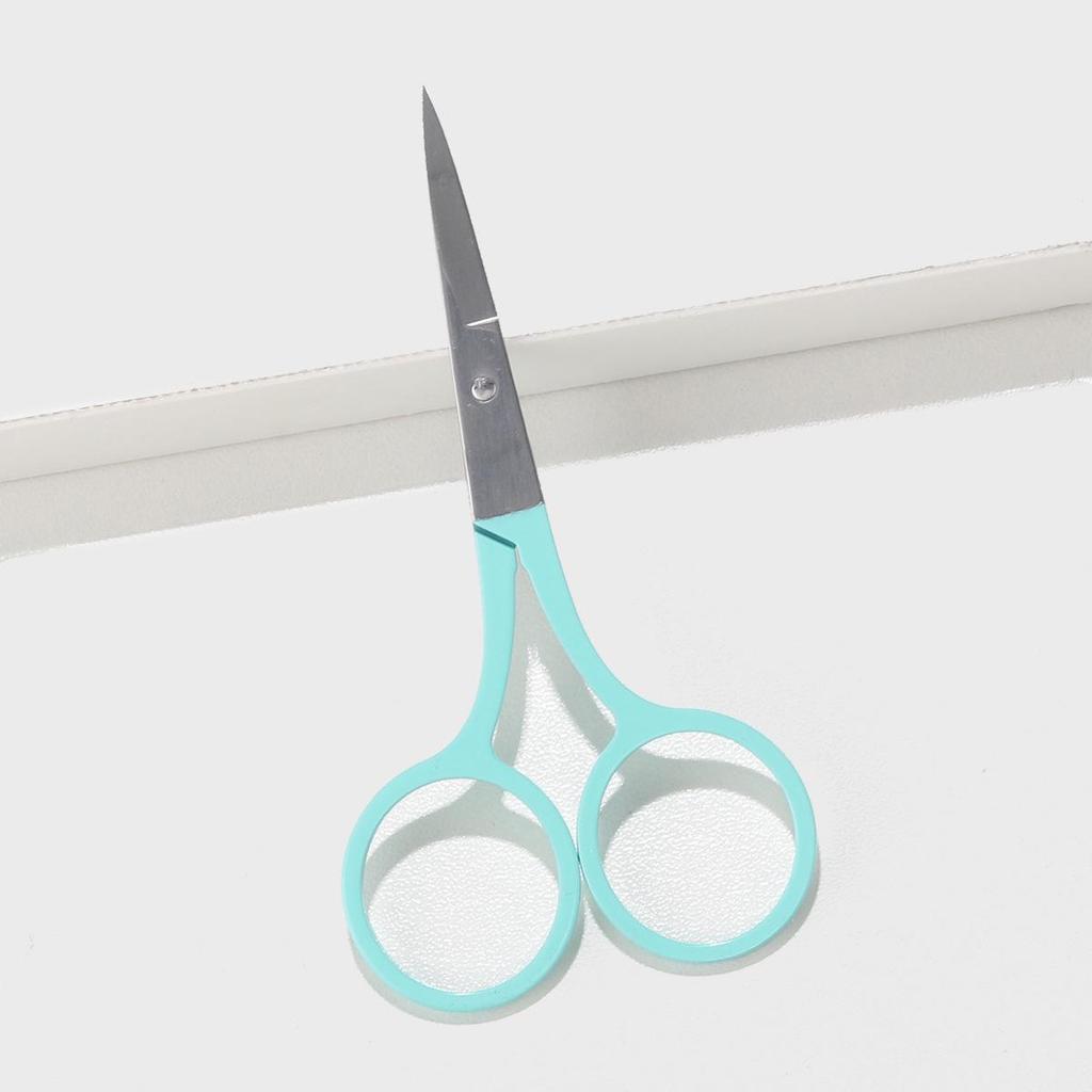 Stainless Steel Embroidery & Eyebrow Trimming Scissors – Compact Beauty Tool