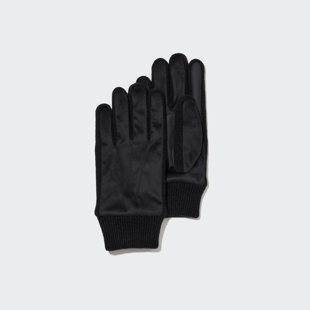 

Uniqlo Перчатки из искусственной замши с подкладкой Heattech 09 BLACK/UNISEX XL