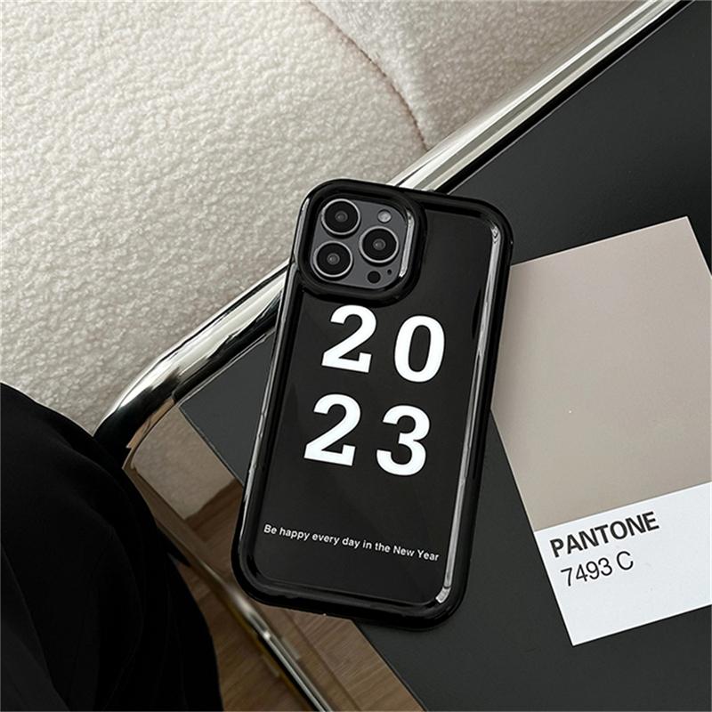 2023 Simple Stylish Soft Black Phone Case For Iphone 14 13 12 11 Pro Max Cute Silicone Lens Protective Plain Soft Cover Funda