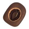 Hot-selling retro bull's head big-brimmed top hat, European and American suede western cowboy hat, men's temperament jazz hat