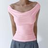 Sommer Schwingender Ausschnitt Ärmellos Sexy Rückenfrei Weste T-Shirt Neue Mode Elegant Slim Fit Einfarbiges Oberteil Damen Lässig Einfache Bluse Damenbekleidung