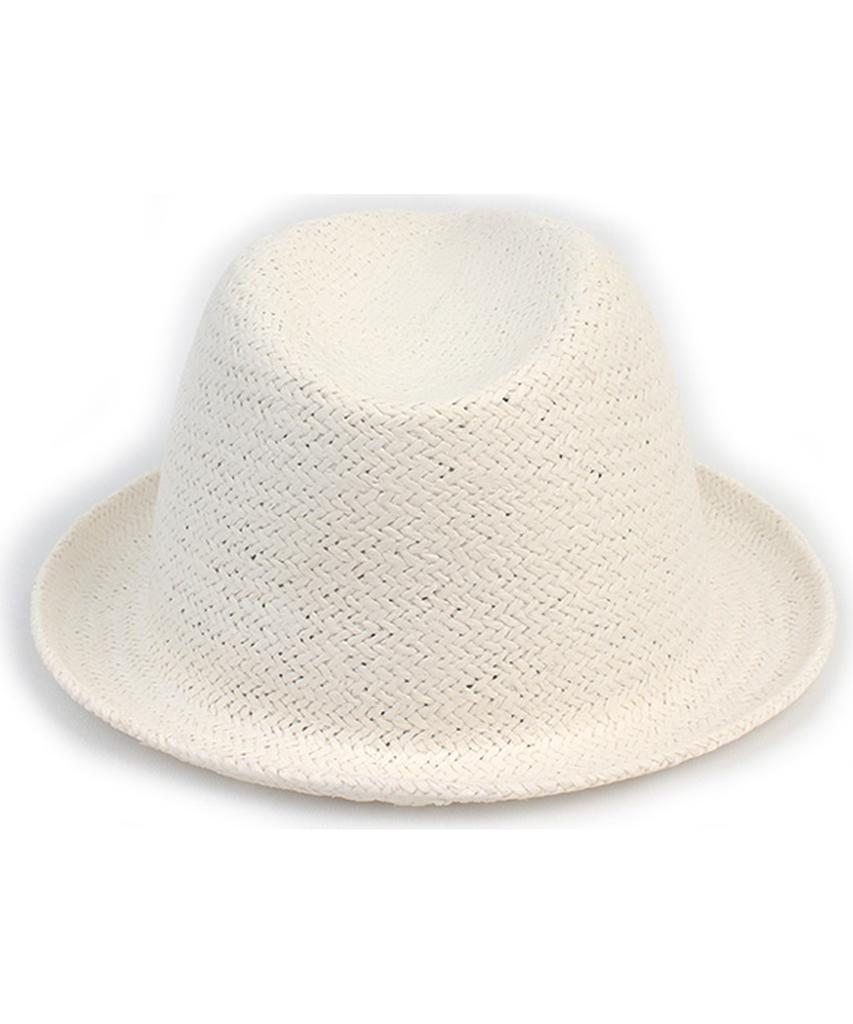 Yunibeosyeolkemiseuteuli Punk Simple White Summer Fedora