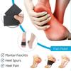 1 Pair Compression Copper Arch Support Fasciitis Sleeves For Pain Relief Heel Spurs Feet Care Tool