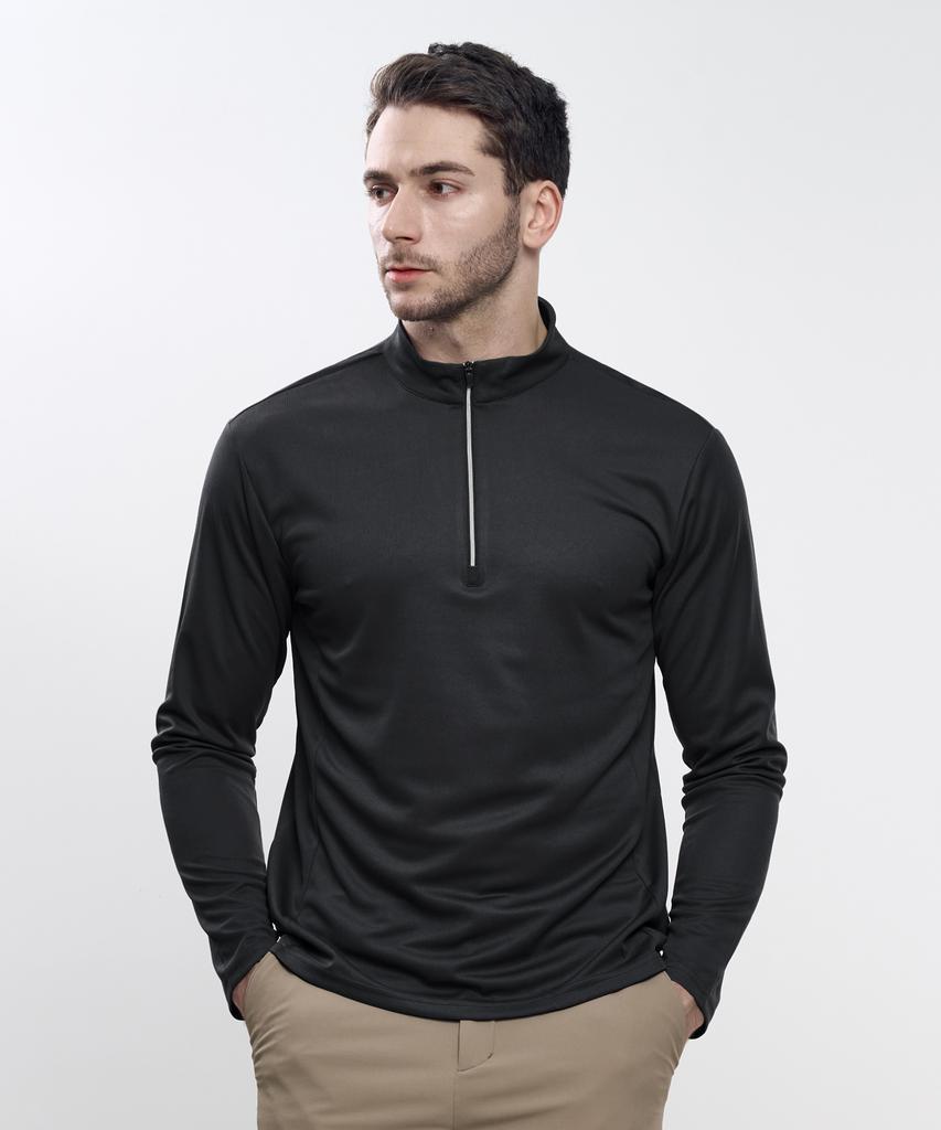 EXTRASPORTY Good Fortune Men'S Long Sleeve Zip-Up T-Shirt 5 Colors (Type A)