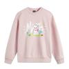 Li Ning X Disney Bambi Collaboration Sports Lifestyle Series Dopamine Pullover Fleece Warm Long Sleeve Sweatshirt Women Sweatshirt AWDUC52-4