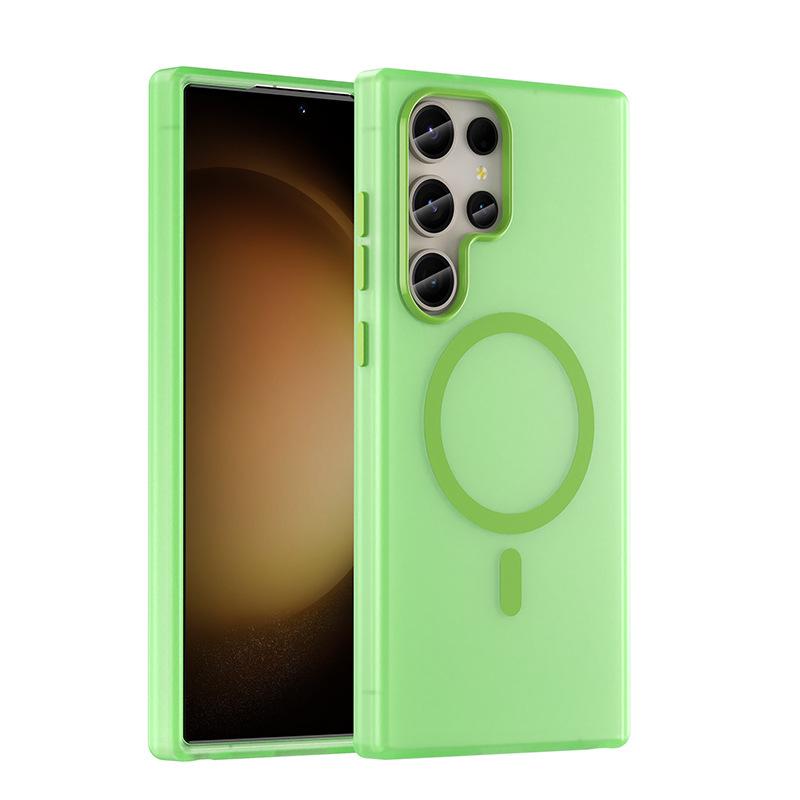 

Samsung Galaxy S23 Ultra Phone Case, Dropproof Matte Phone Cover Slim Case for Samsung Galaxy S23 Ultra зелёный