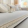 French Chenille Sofa Cushion  New Four-Season Universal Non-Slip Seat Cushion Premium Sofa Cover Cloth Towel