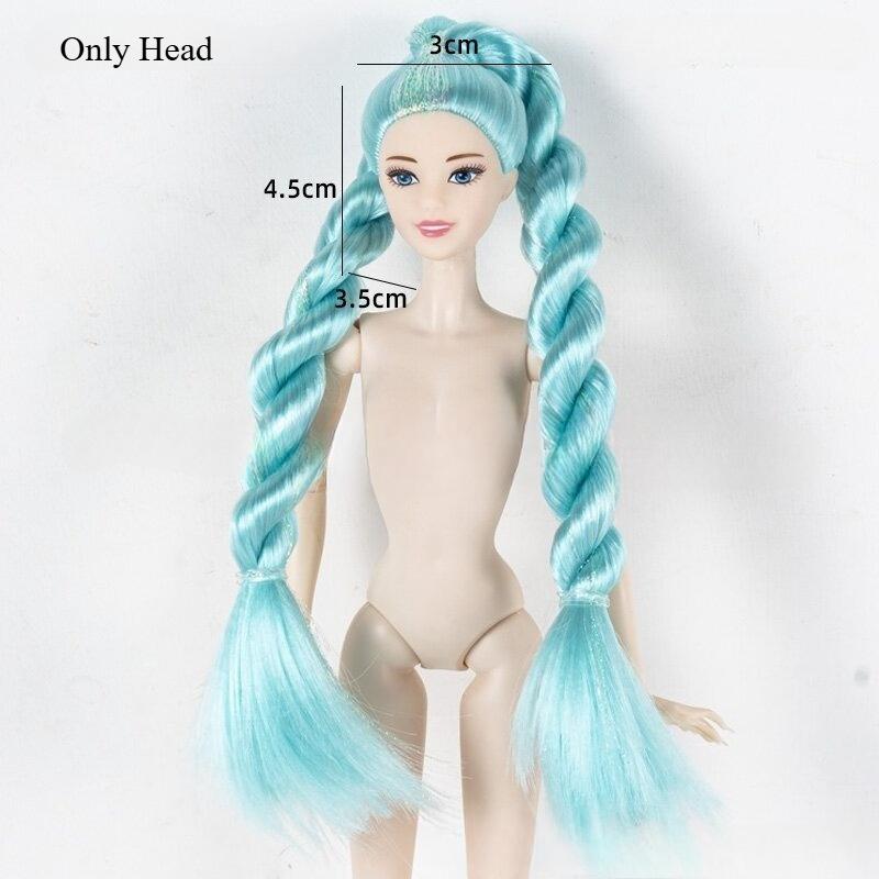 One Pie Head for 1/6 Lady Doll 32cm Supermodel Doll's Head Acssories Dress Up Toy