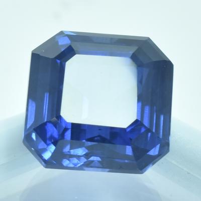 Natural Blue Sapphire Loose Gemstone 12.30 Ct Square Shape September Birthstone for Gem Collections