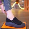 Fleece warm cotton shoes women's 2025 autumn and winter wear new loafers non-slip soft-soled retro fluffy shoes