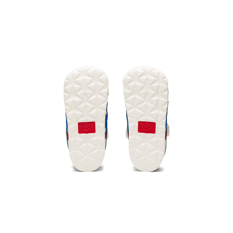 Onitsuka Tiger MEXICO 66 Athleisure Slip Resistant Cushioning Breathable Low top Toddler Shoes Blue Red White 1184A074-100