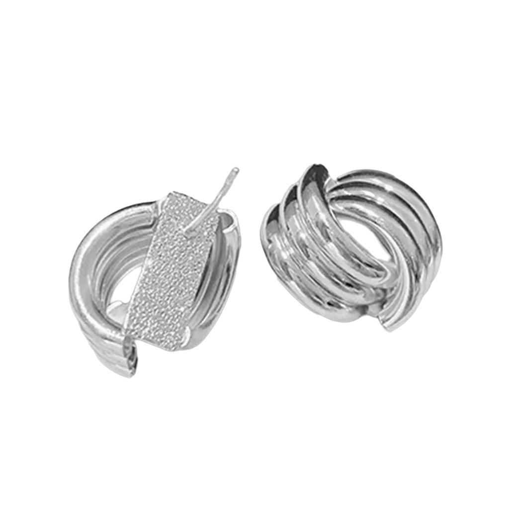 Practical Geometric Earrings Elegant and Stylish Alloy Materials Portable Accessory for Parties Supplies and Daily Wear