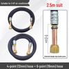 Air Conditioner Copper Connection Hose for Indoor/Outdoor Units - 1HP To 5HP Compatible, Weld-Free Design