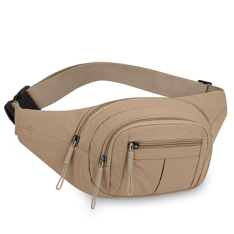 Women's Large Capacity Convertible Fanny Pack – Waterproof Nylon Waist & Chest Bag with Adjustable Strap