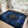 Manchester City Design Crystal Velvet Carpet Cozy Non?Slip Printed Rug For Bedroom Living Room Entrance