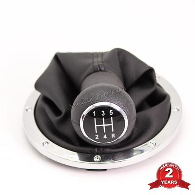 5-växlad växelspaksknopp med läderdamask för VW Gol Parati Saveiro 1994 1995 1996 1997 1998 1999 2010 Pointer 1994-2010