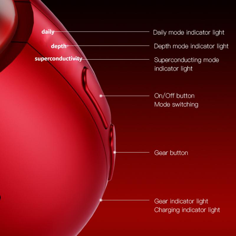 Instrument de frumusețe cu microcurent EMS Canon de colagen Instrument de îngrijire a pielii pentru uz casnic Instrument de ridicare și fermitate a ochilor