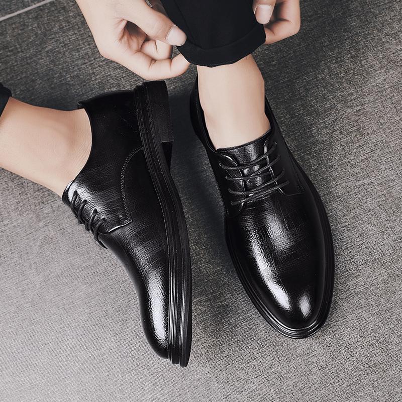 Zapatos de vestir para hombres Primavera Otoño Business Office Style de  alta calidad Cuero Moda Hombres Zapatos formales Calzado de boda comprar a  buen precio — entrega gratuita, reseñas reales con fotos —