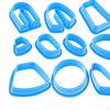 Clay , 130pcs DIY Shape for Jewelry Maker with Earring Cards Hooks Punch Tools Crafts