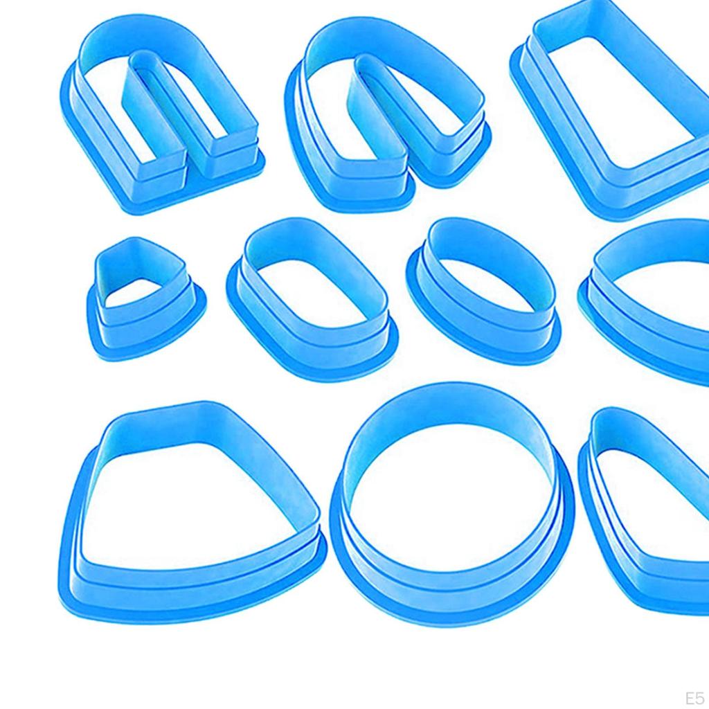 Clay , 130pcs DIY Shape for Jewelry Maker with Earring Cards Hooks Punch Tools Crafts