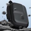 Compact Lightweight Protective Case For Action Camera Water Resistant Shell With Interior Padding And Zippered Closure