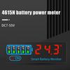 Indicador de nível de bateria 3S-14S DC7-55V 12V 24V 36V 48V 18650 Lipo Placa de capacidade de bateria de lítio Testador de tensão de carga de bateria